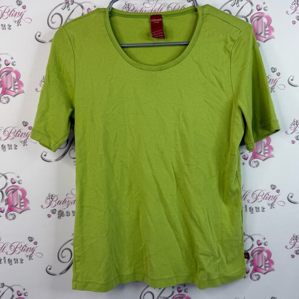 Olson Europe t-shirt, lime, green, bright Green Women's Top stretchy
